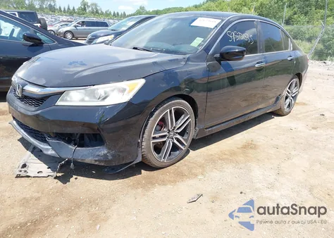 2016 Honda Accord Sport from USA, damaged, VIN 1HGCR2F50GA173038